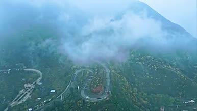 大雾天气航拍4K视频的预览图